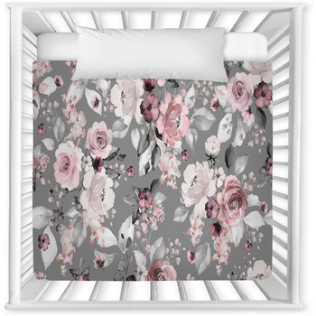 Gray And Pink Nursery Decor