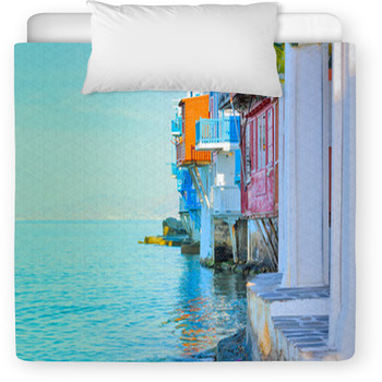 Greece, Closeup On Little Venice Toddler Comforter