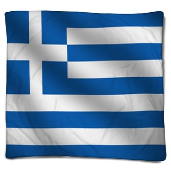 Greek Flag Blankets
