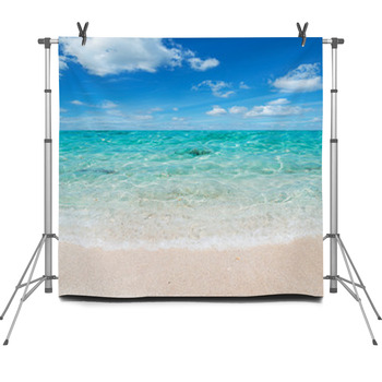 Green And Blue Fleece Backdrop
