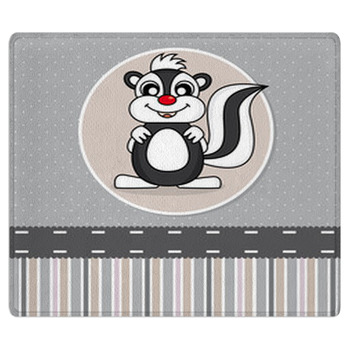 Greeting Card. Skunk Area Rug