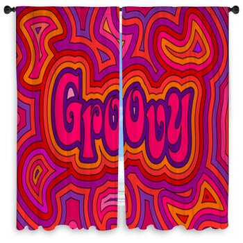 Groovy Window Curtains