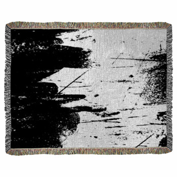 Grunge Background Woven Throw Blanket