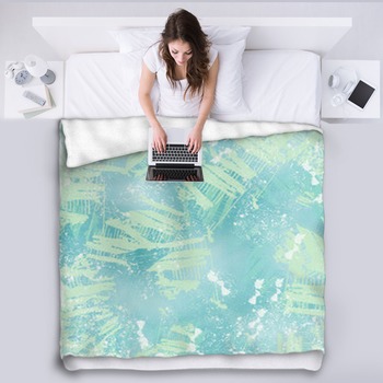 Grunge Fun Background Fleece Blanket