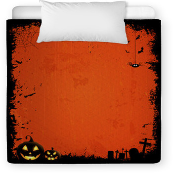Grunge Halloween Background Toddler Duvet