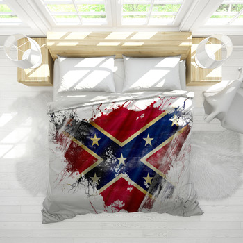 Confederate rebel flag Comforters, Duvets, Sheets & Sets | Personalized