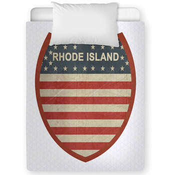 Grunge Rhode Island American Toddler Comforter