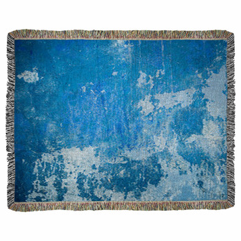 Grunge Wall Woven Throw Blanket