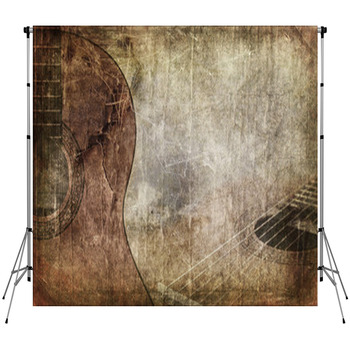 Guitar Custom Size Backdrop