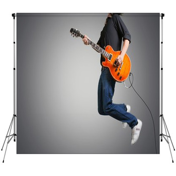 Guitar Fleece Backdrop