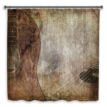 Guitar Shower Curtain