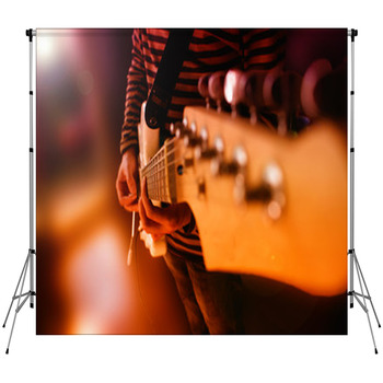 Guitarist Custom Size Backdrop