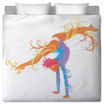 Gymnastics Comforters Duvets Sheets, Gymnastics Single Duvet Cover