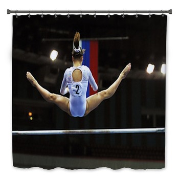 Gymnastics Bath Decor