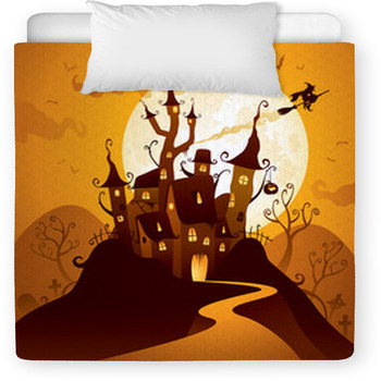 Halloween Castle Toddler Duvet