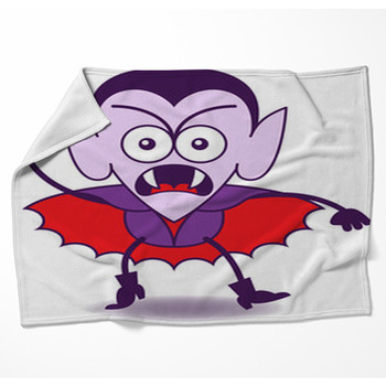 Halloween Dracula Feeling Furious Woven Throw Blanket