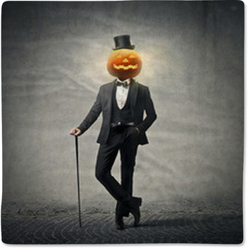 Halloween Man Baby Blanket