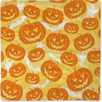 Halloween Seamless Background With Pumpkin,  Baby Blanket