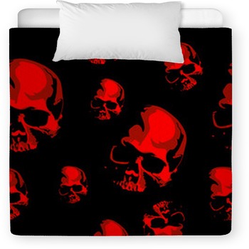skull crib bedding