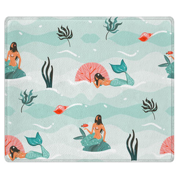 Hand Drawn Vector Abstract Cartoon Graphic Area Rug