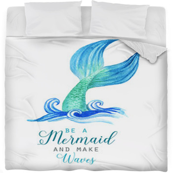 Hand Drawn Watercolor Beautiful Fleece Bed Blanket