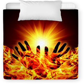 Hand Silhouette Toddler Comforter