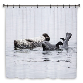 Harbor Seals Shower Curtain