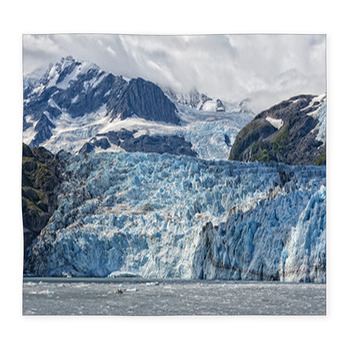 Harriman Glacier In Alaska Custom Size Floor Mat
