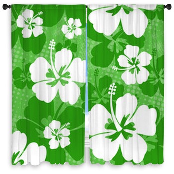 Hawaiian Window Curtains