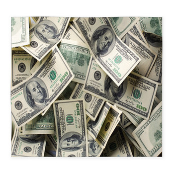 Heap Of Money Custom Size Floor Mat