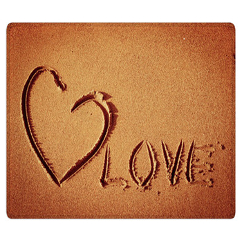 Heart At Sand Area Rug