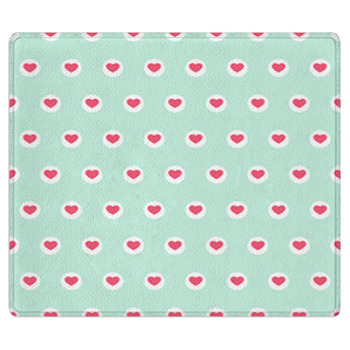 Hearts Seamless Background 7 Bath Mat