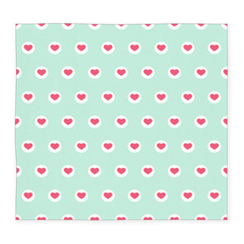 Hearts Seamless Background 7 Custom Size Floor Mat