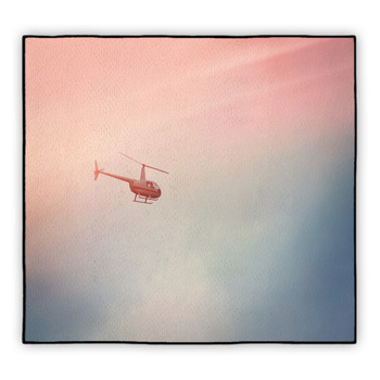 Helicopter Area Rugs & Custom Size Floor Mats