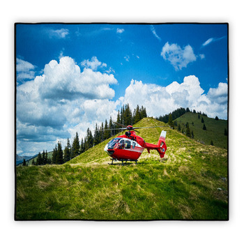 Helicopter Area Rugs & Custom Size Floor Mats