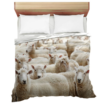 Espico REVERSIBLE DUVET TRENDY BEDDING Sheep Lamb Sheep Lambs Renforcé 