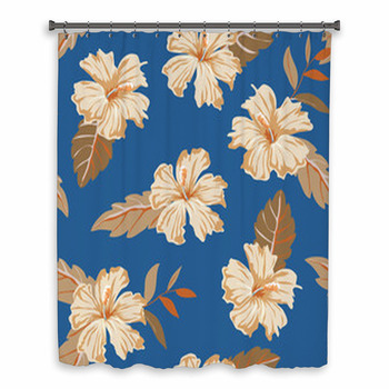 Hawaiian Shower Curtains Mats Towels Personalize