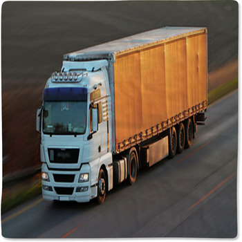 Highway With Cars And Truck Baby Blanket