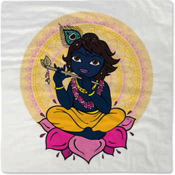 Hindu God Krishna Baby Blanket