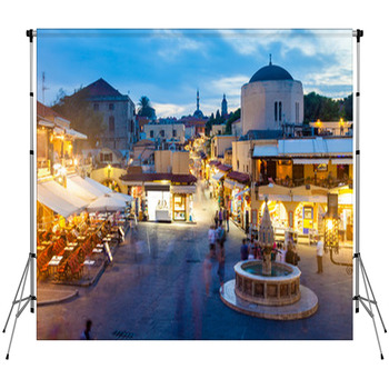 Hippocrates Square Fleece Backdrop