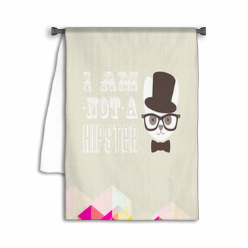Hipster Bunny Towel