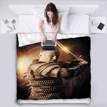Historical Man Fleece Blanket