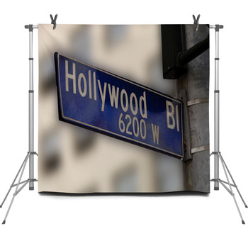 Hollywood Blvd Fleece Backdrop