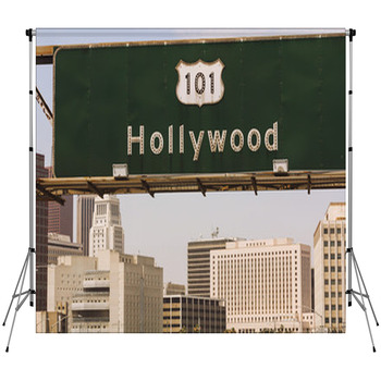 Hollywood Sign Fleece Backdrop