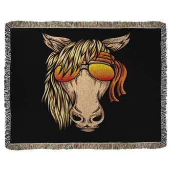 Horse Fleece Blanket Throws Free Personalization