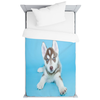 Husky Puppy Toddler Duvet