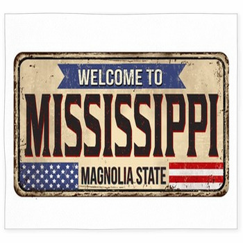 Illustration Of A License Plate Custom Size Floor Mat