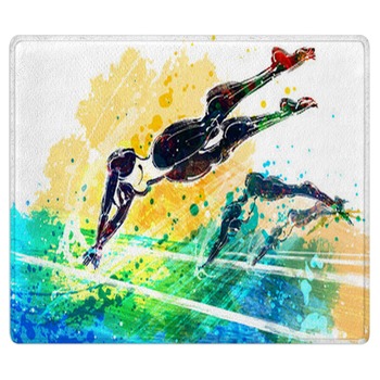 Illustration Of Sports Area Rug
