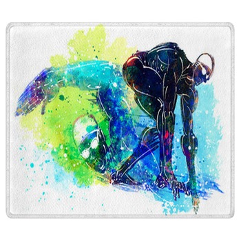 Illustration Of Sports Bath Mat