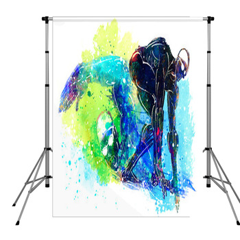 Illustration Of Sports Pole Pocket Backdrop